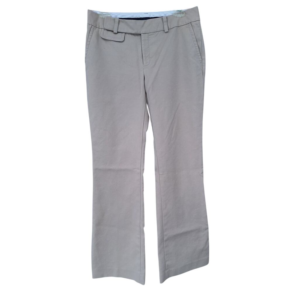 Banana Republic Martin Fit Women's Khaki Dressy Beige Career Pants Stretch 6 x30